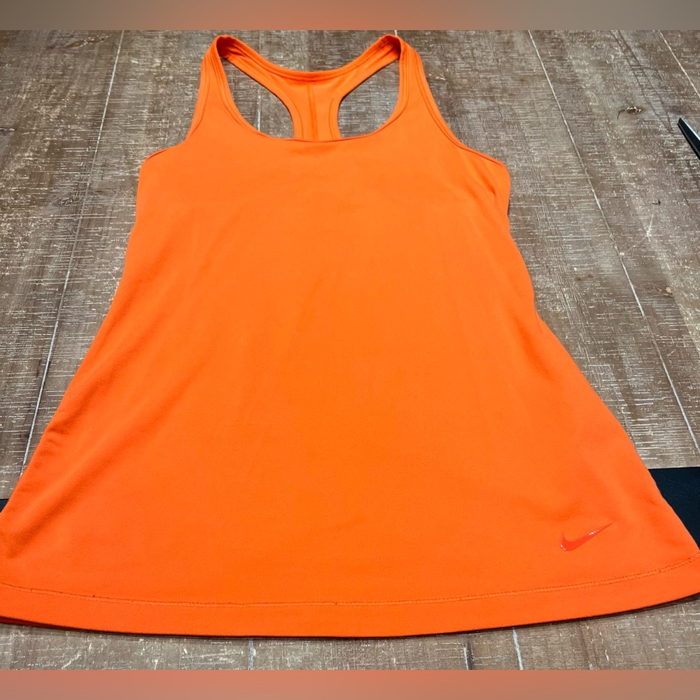 Nike Dri-Fit Orange Racerback Tank